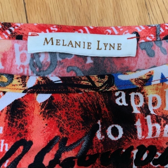MELANIE LYNE MULTI PRINT WOMEN TOPS SIZE S - Picture 13 of 15